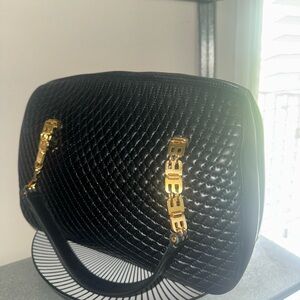 BALLY Black Quilted Handbag